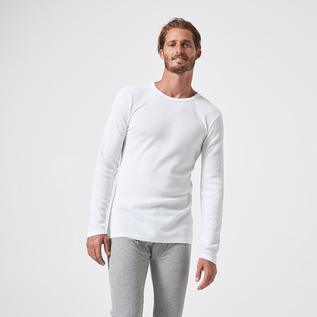 waffle thermal long sleeve