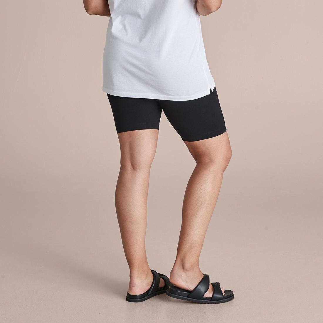sustainable cotton bike shorts