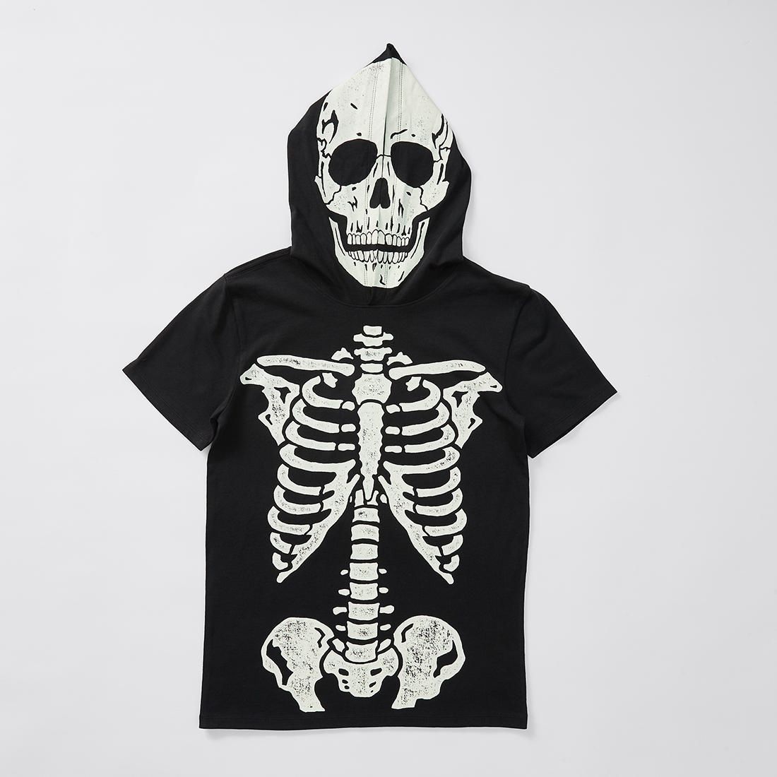 Halloween Glow in The Dark Hooded T 