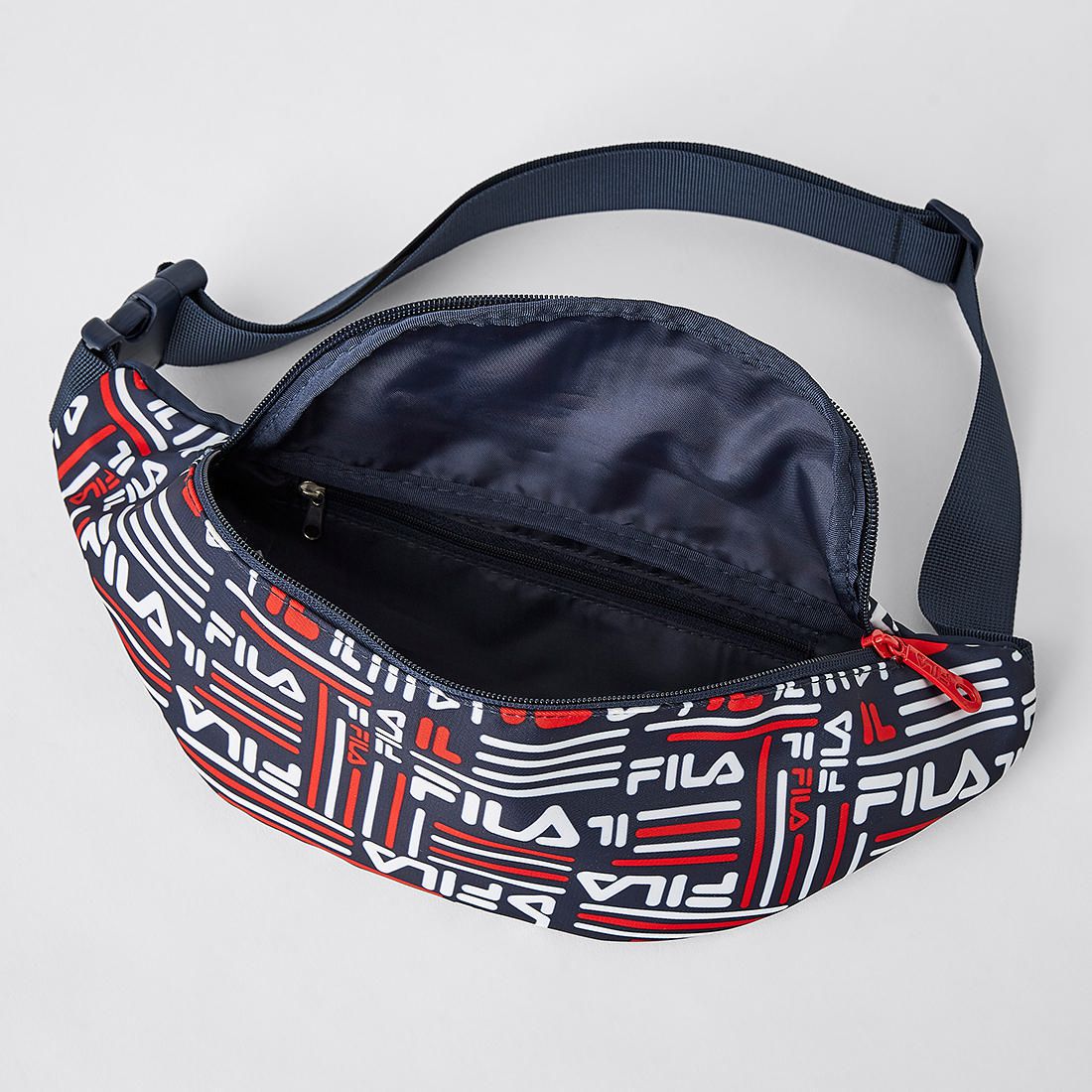 fila black bum bag