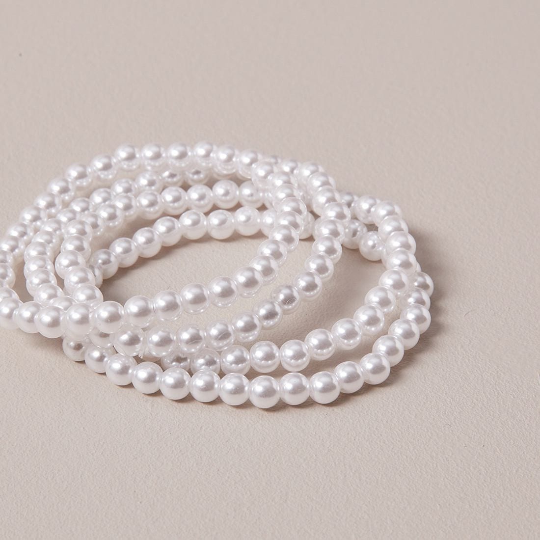 4 Pack Beaded Stretchy Bracelet Pearl Target Australia