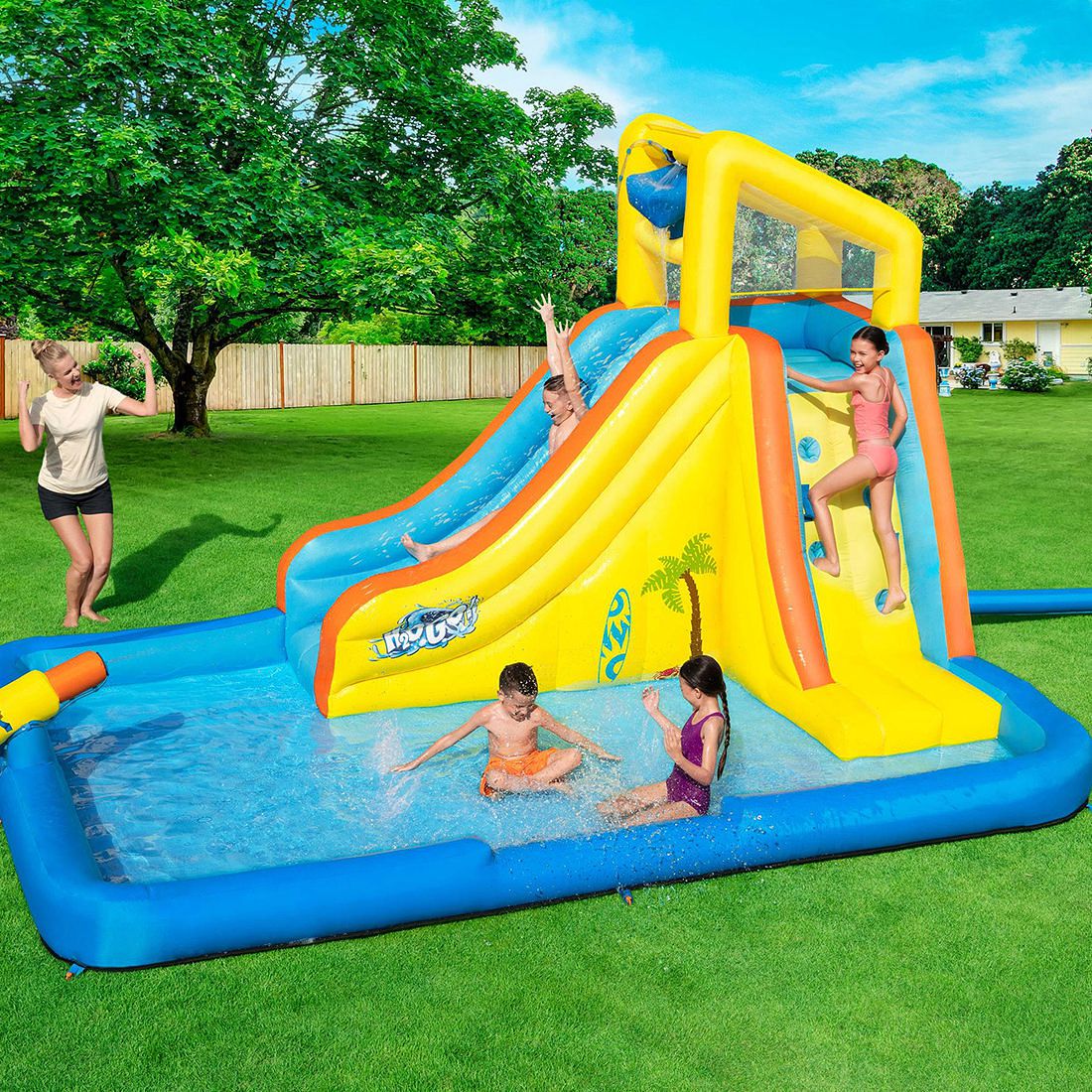 inflatable pool slide target