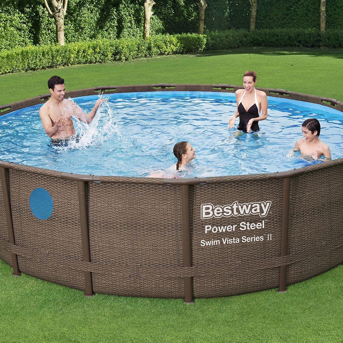 Bestway Power Steel Trade Swim Vista Series 2 Round Pool With