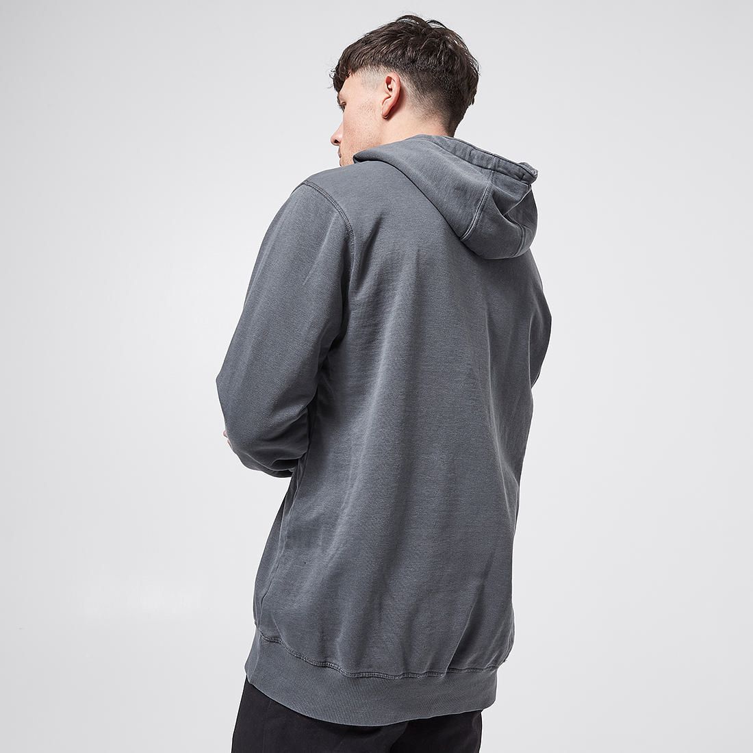washed black hoodie