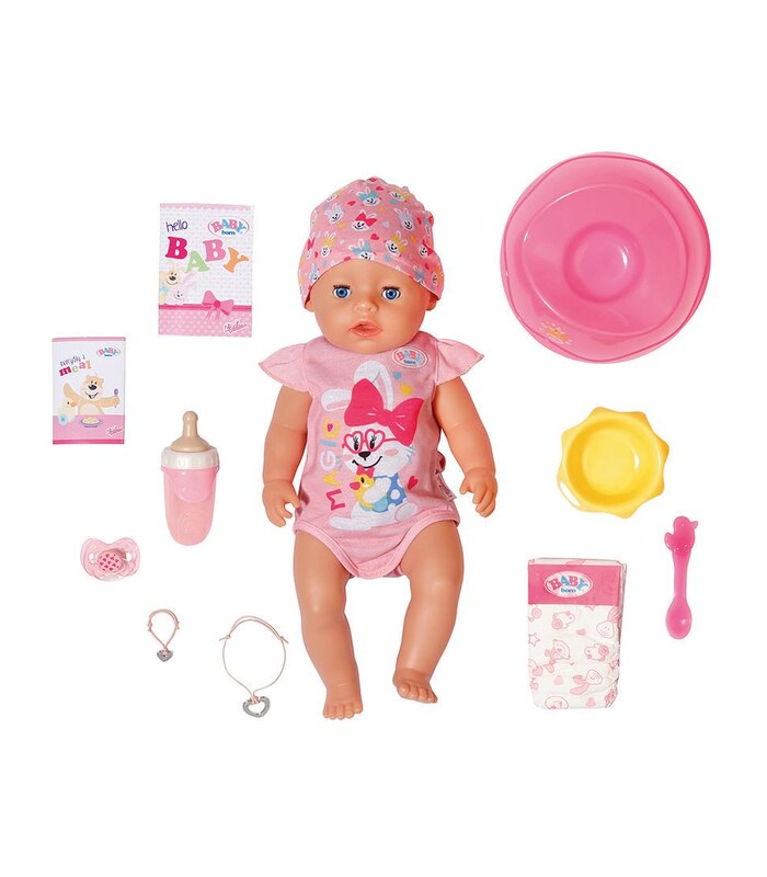 Baby Born Magic Girl 43cm Doll Pink Target Australia