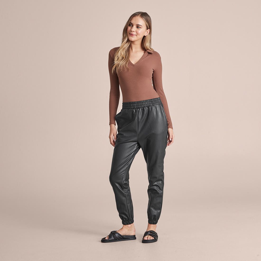 Lily Loves PU Jogger Pants | Target 
