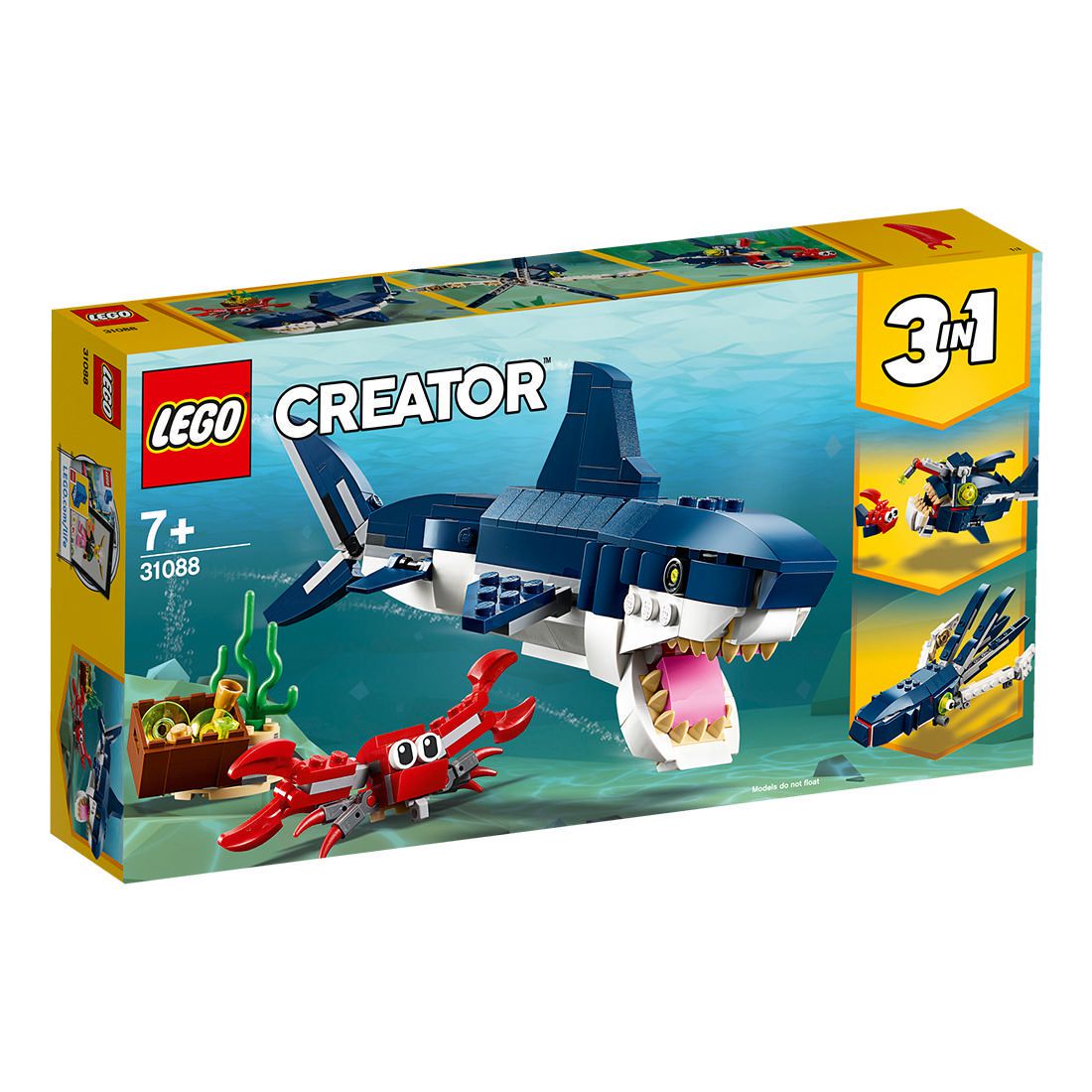 lego great white shark set