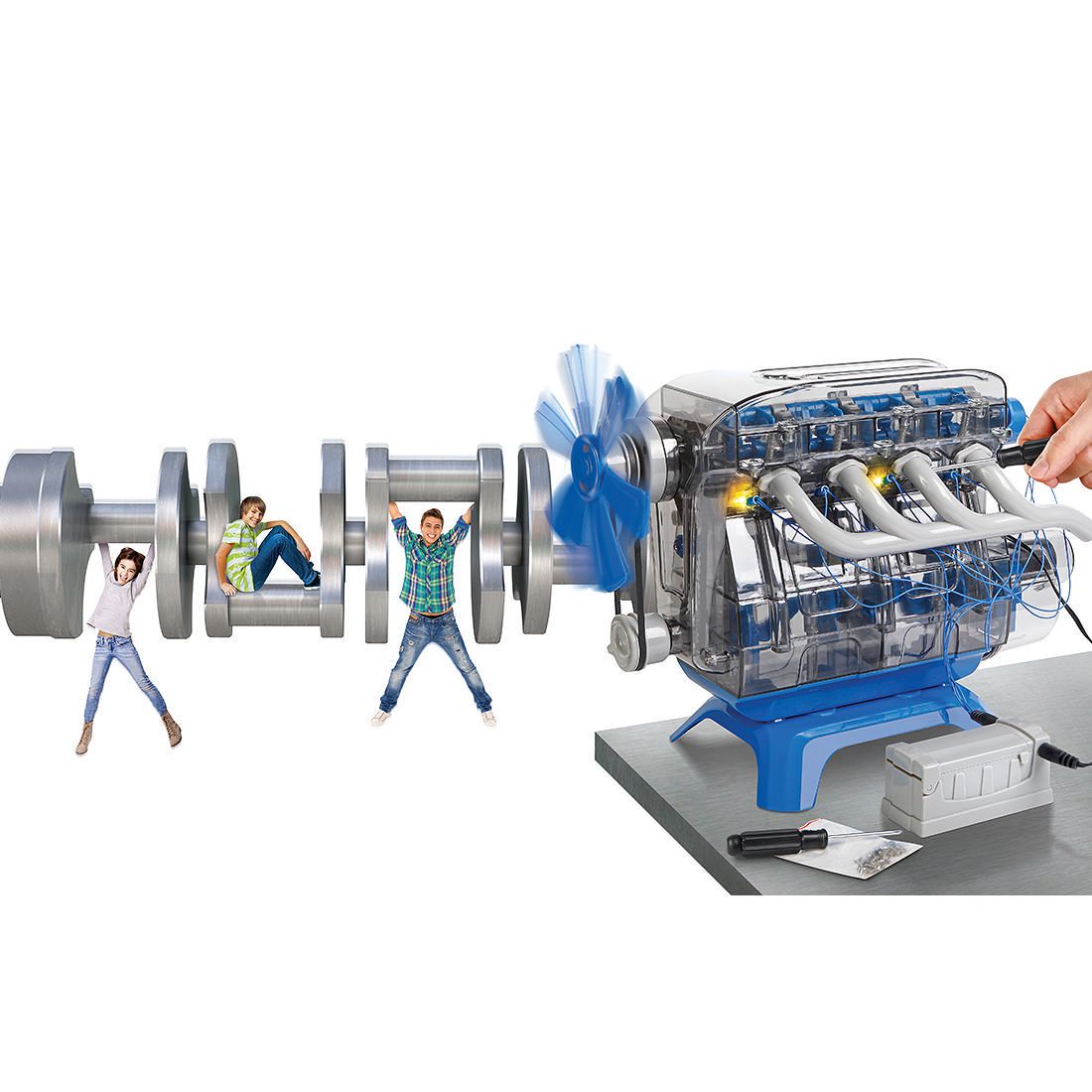 build your own engine toy