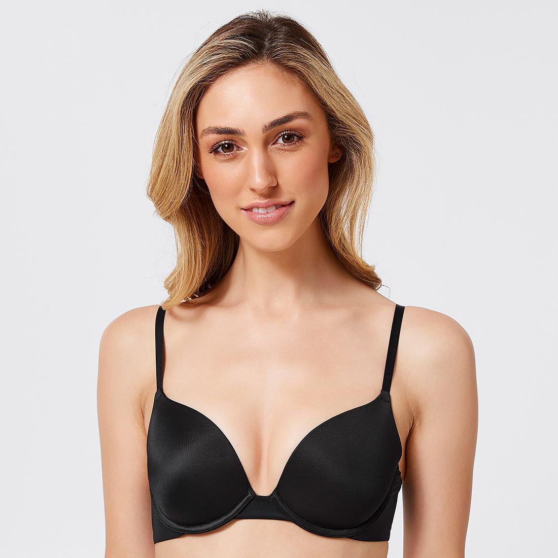 black push up bra