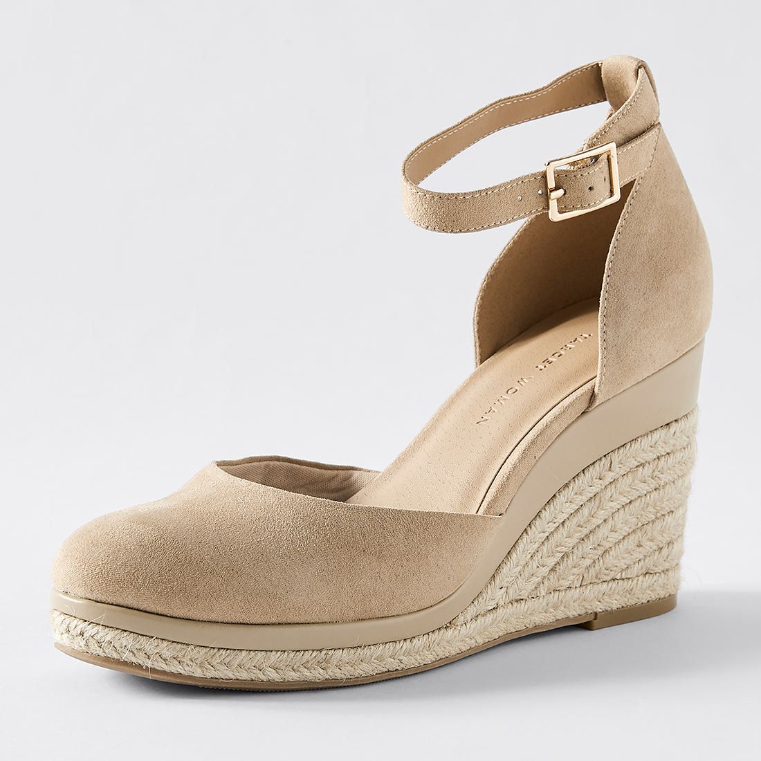 Houston Espadrille Wedges - Neutral 