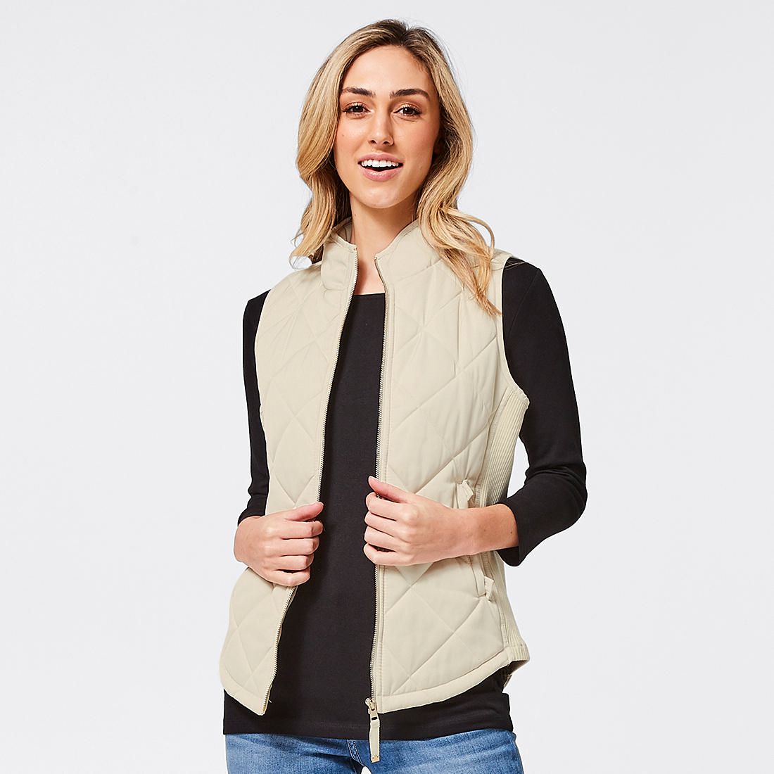 womens puffer vest target