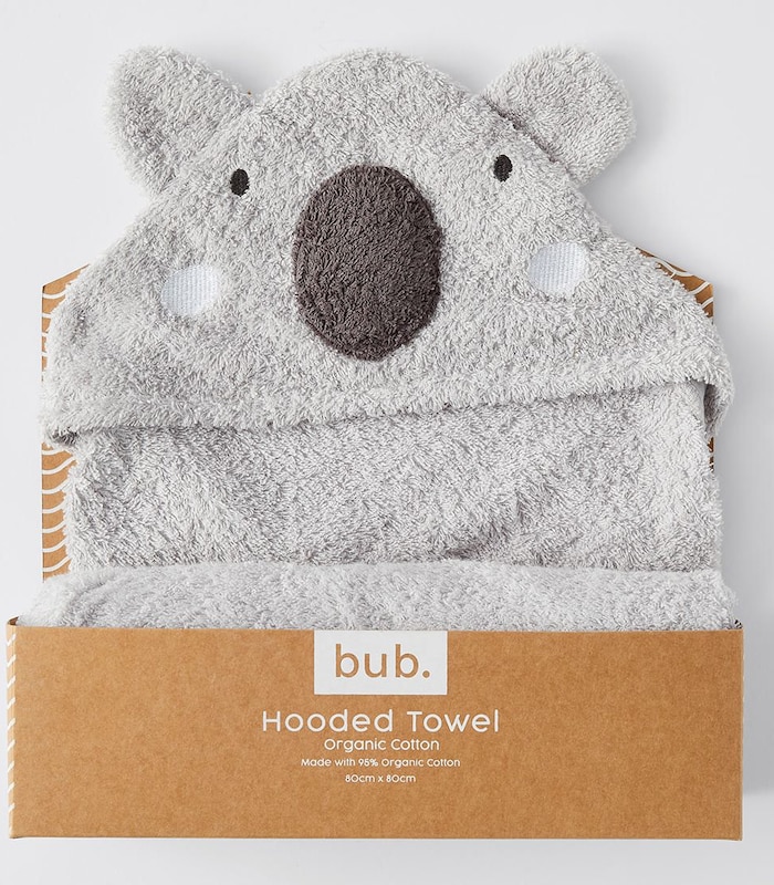 Bub Organic Cotton Baby Hooded Towel Target Australia