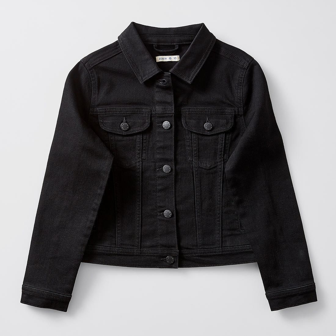 target black denim jacket