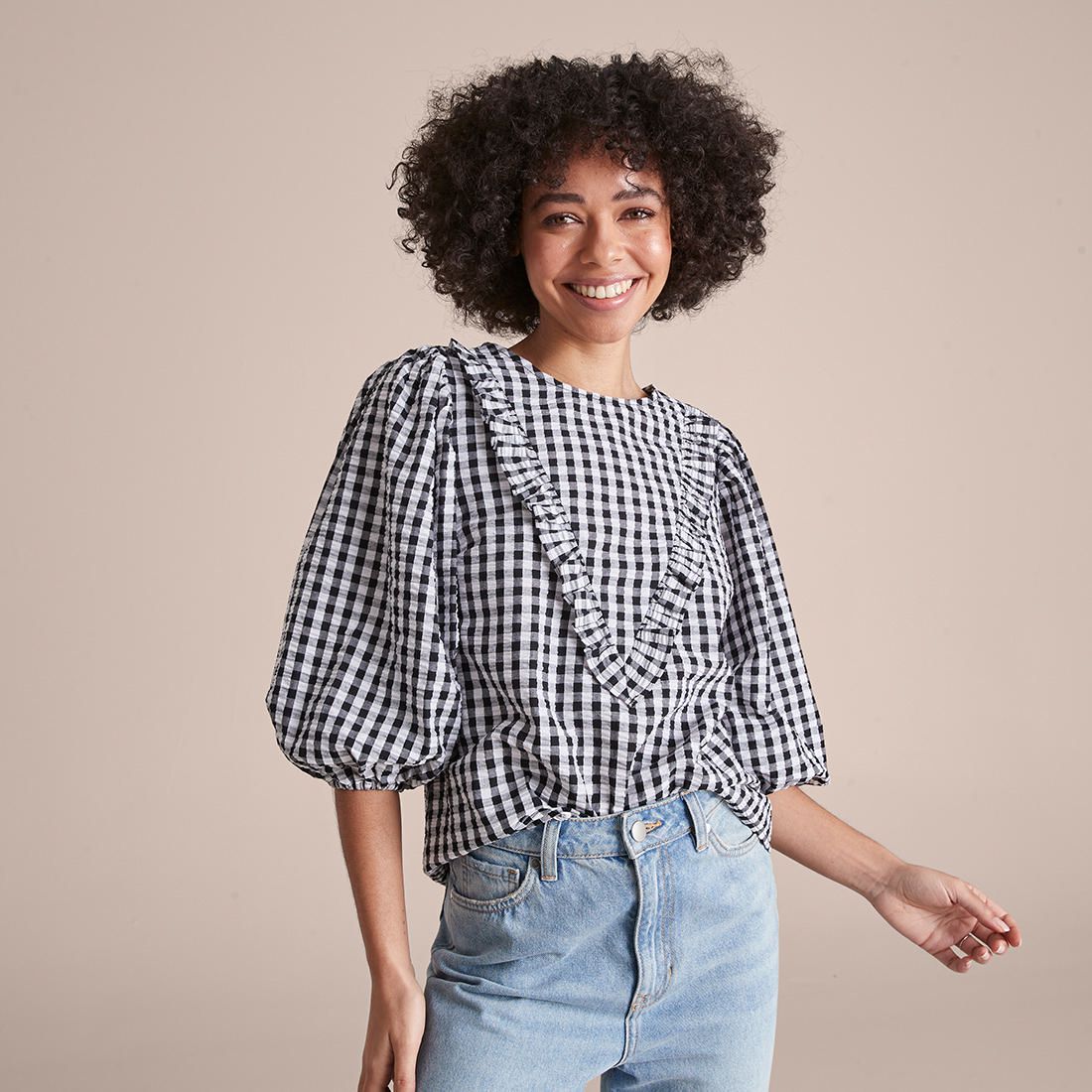 target gingham top