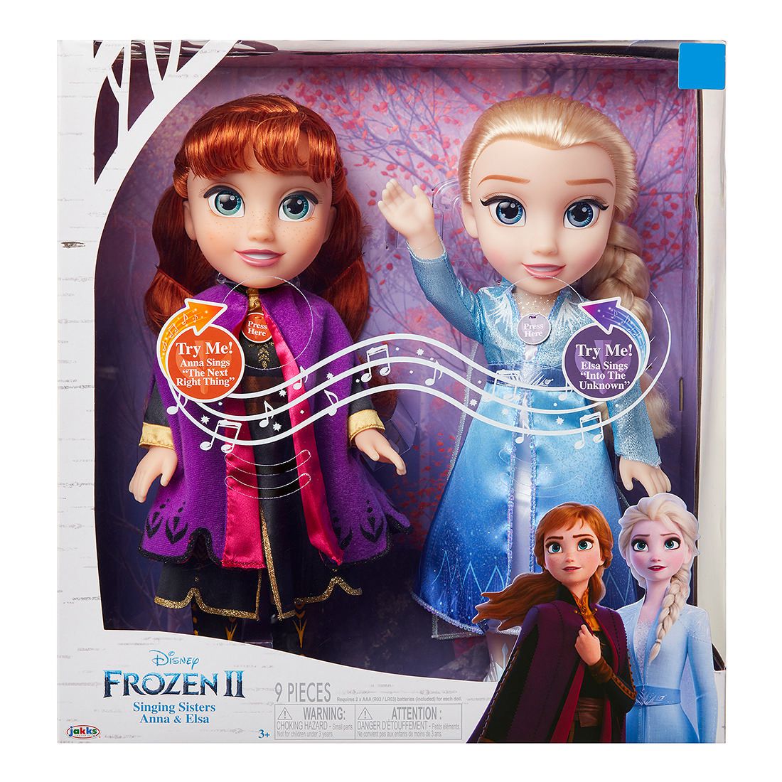 frozen talking doll