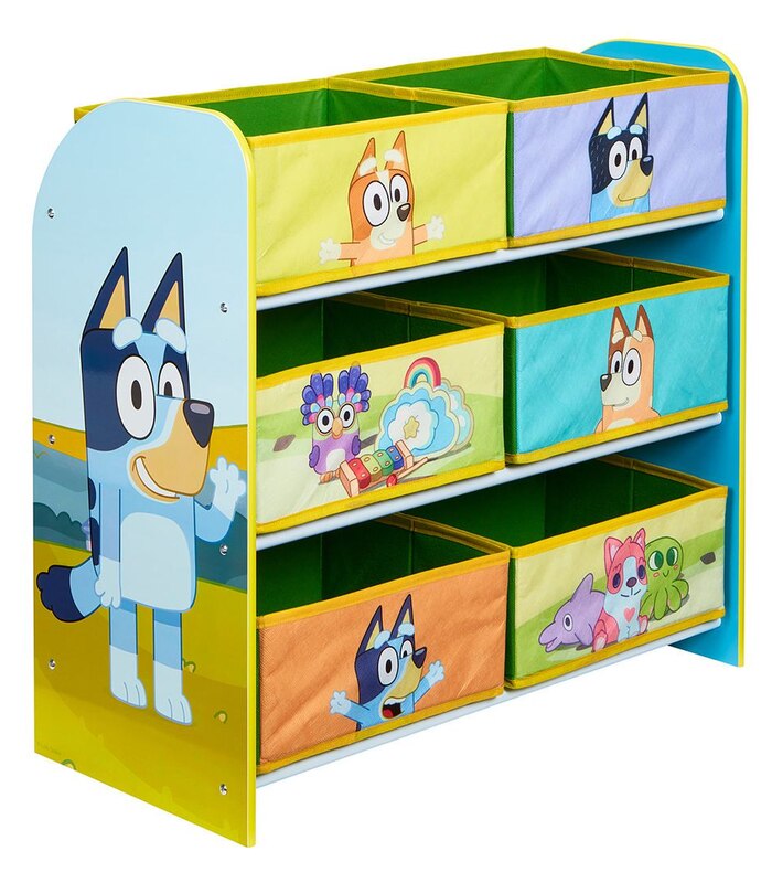 bluey kids bedroom toy storage unit target australia