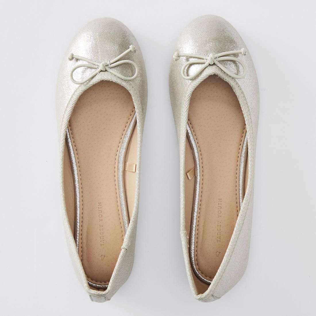 silver ballet flats australia
