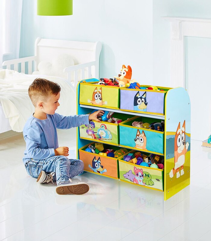 Bluey Kids Bedroom Toy Storage Unit Target Australia