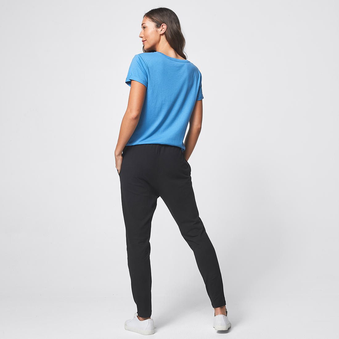 Organic Cotton Jersey Drop Crotch Pants 
