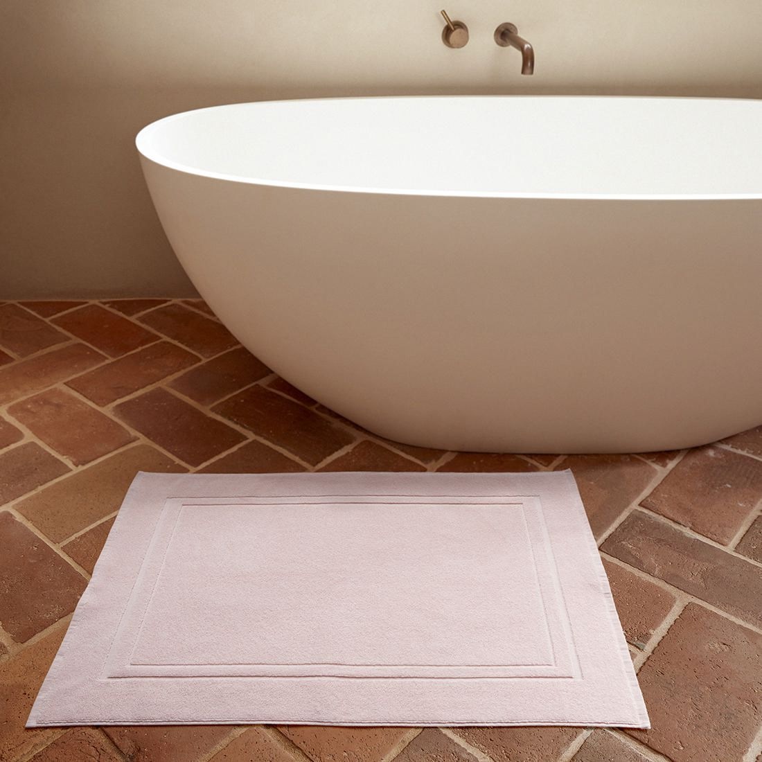 Grandeur Bath Mat Pale Pink Target Australia