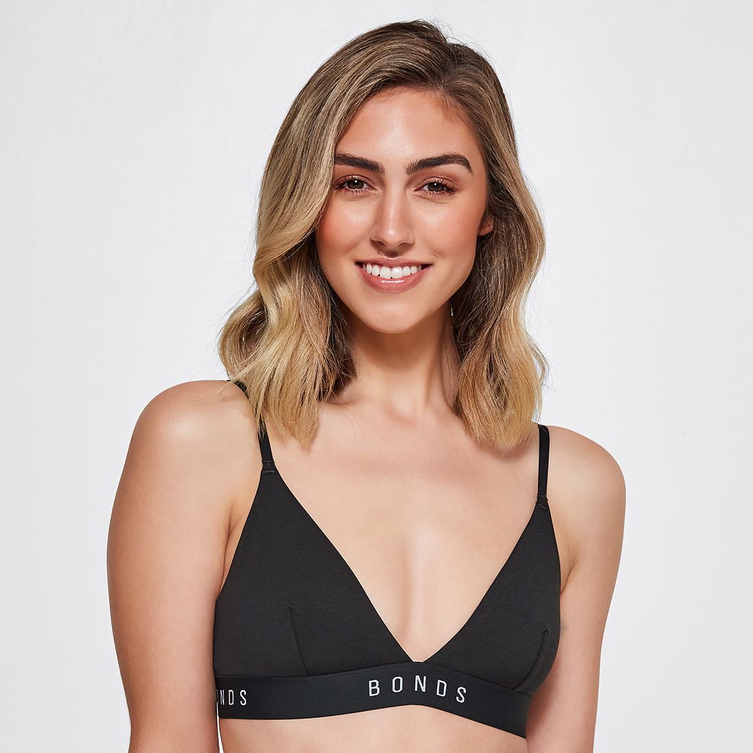 Farmers  Bonds Originals Triangle Bralette, Black, 8-16 - PriceGrabber