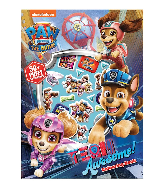 Paw Patrol The Movie Puffy Sticker Book Target Australia