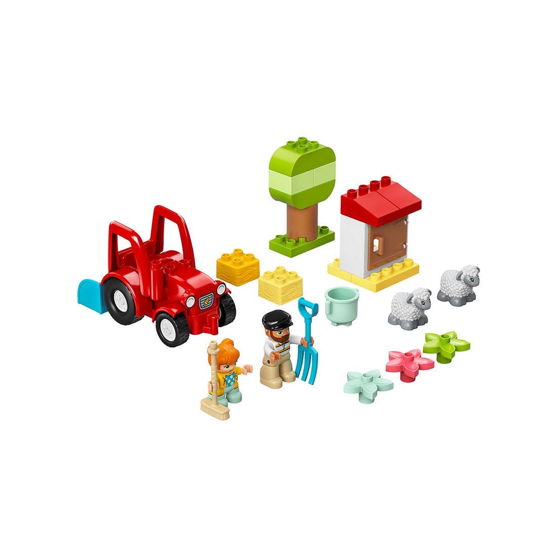 LEGO DUPLO Town Farm Tractor Animal Care 10950 Target Australia