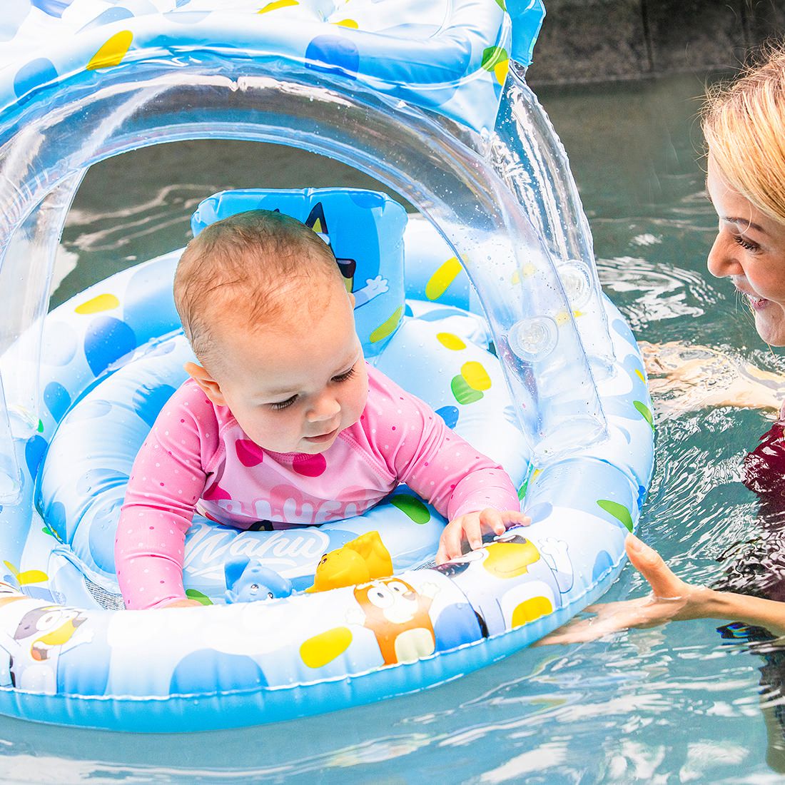 swim ring with canopy