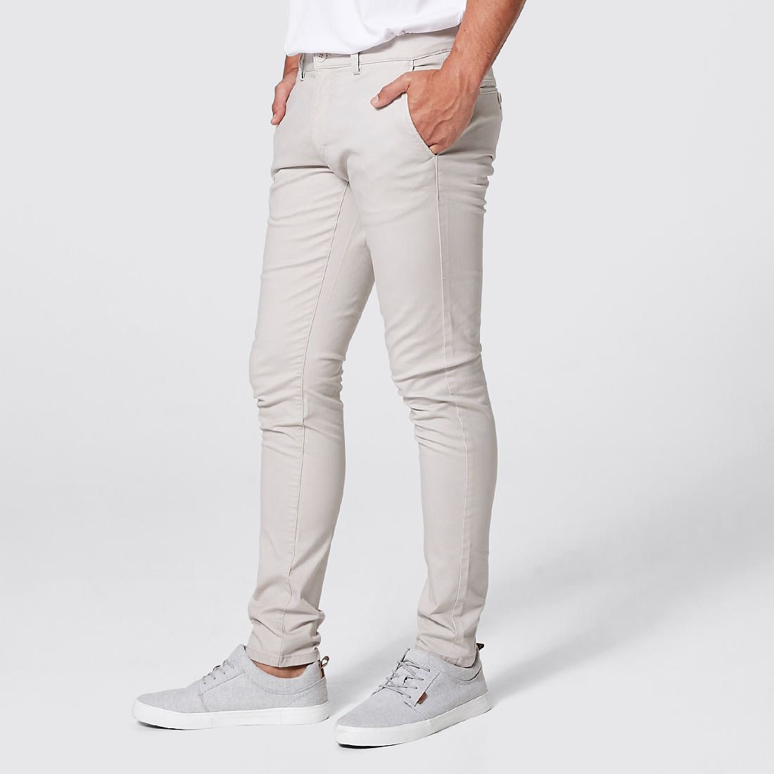 Commons Skinny Chino Pants - Stone 