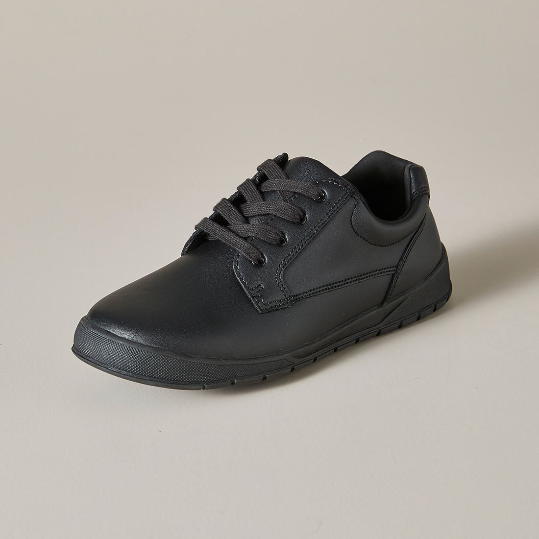 flat leather shoes with no laces