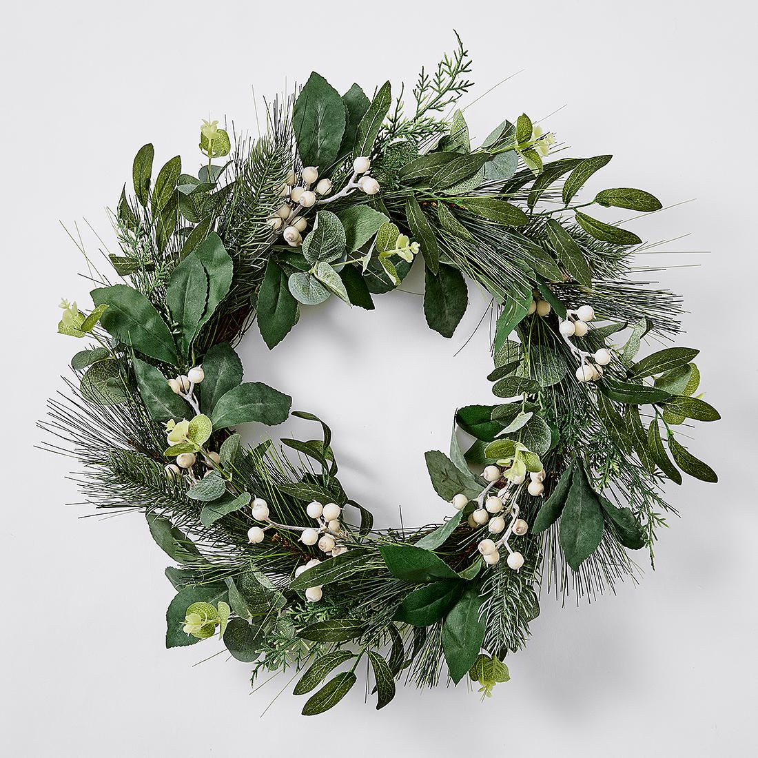 Natural Nostalgia Mixed Foliage Wreath 
