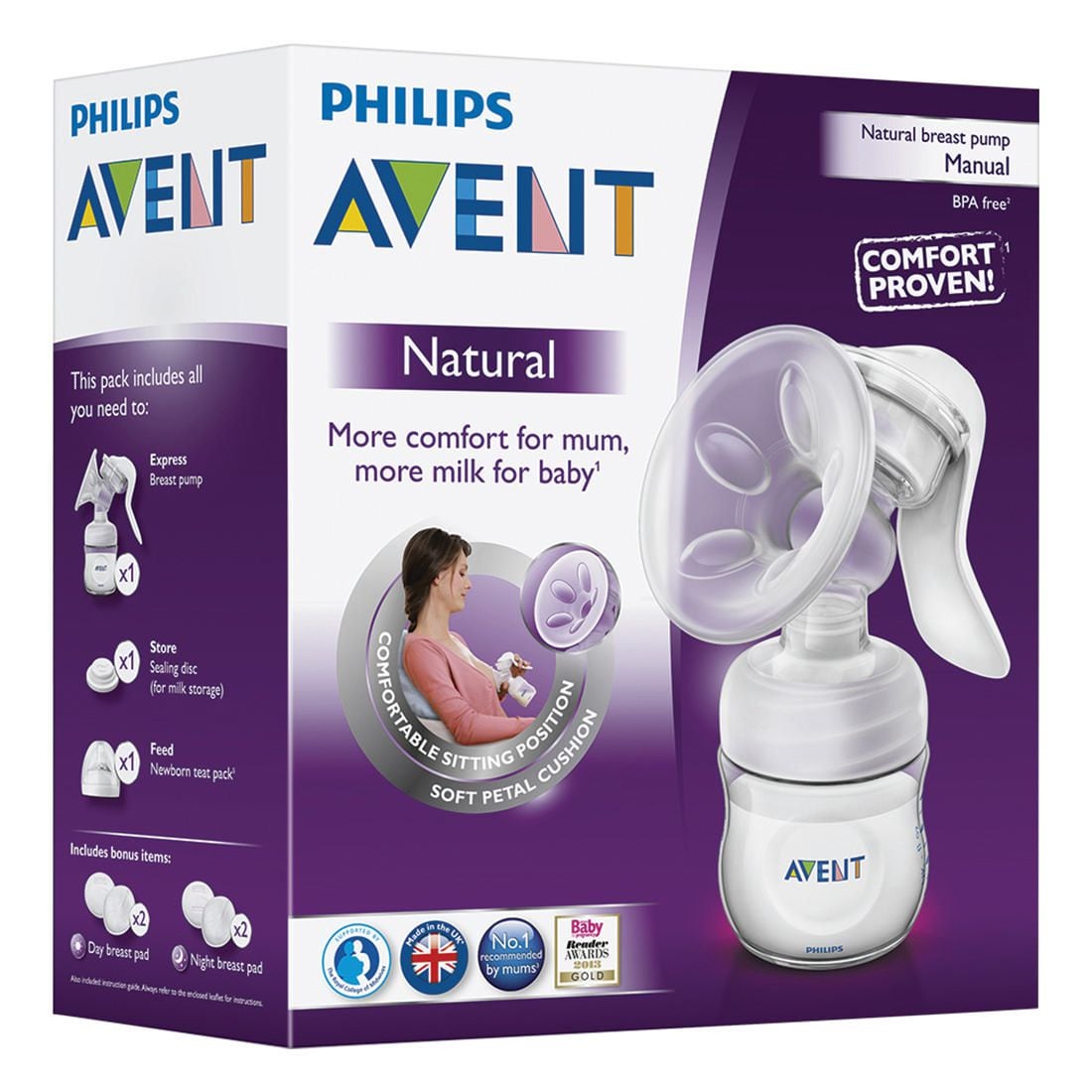 Philips Avent Manual Natural Breast 