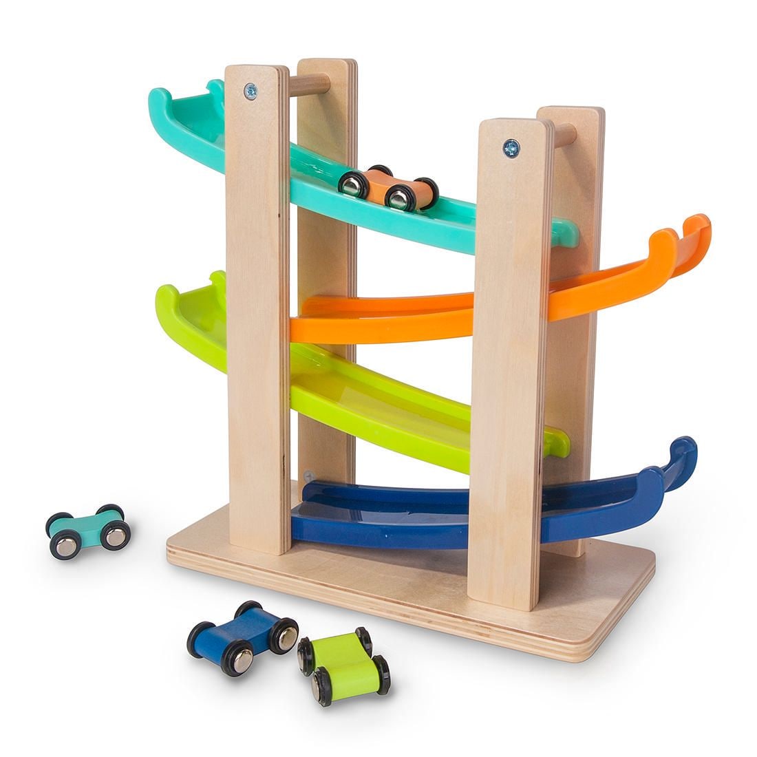 wooden car ramp racer