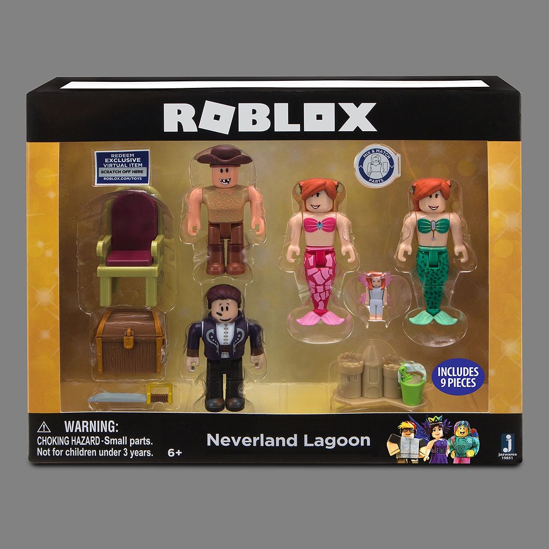 Roblox Celebrity Multi Pack Neverland Lagoon Playset - roblox fashion famous figure 4 pack set