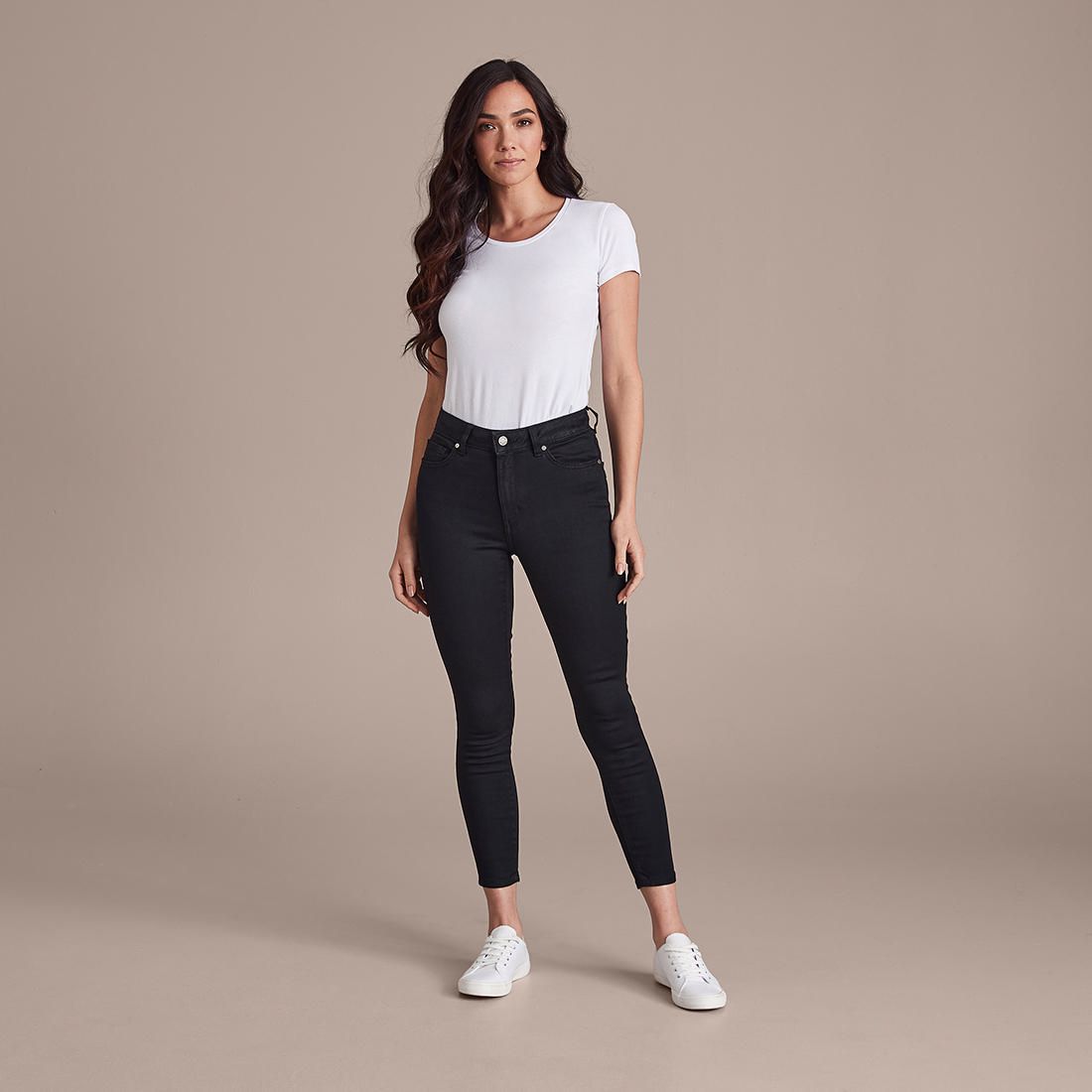 Sophie Skinny High Rise Crop Length Jeans | Target Australia