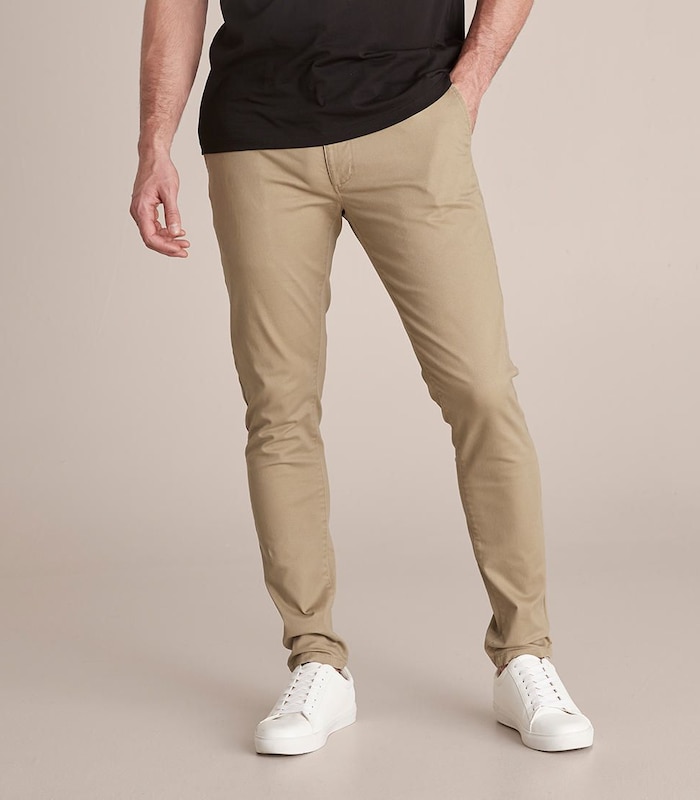 chinos and bow tie