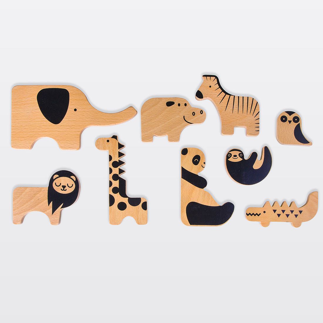 bub wooden animal puzzle