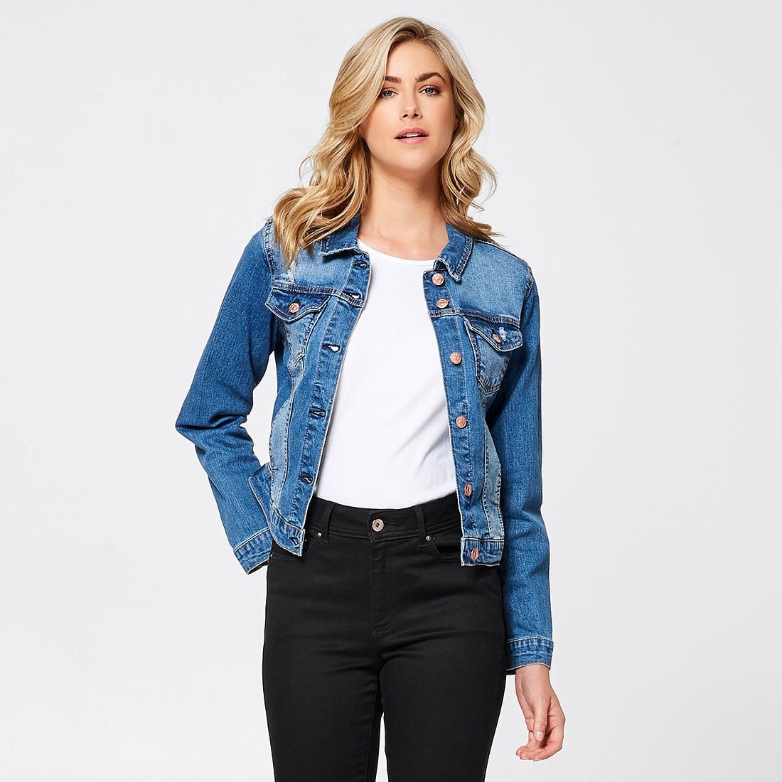 Denim Jacket Indigo Target Australia Denim Jacket Indigo