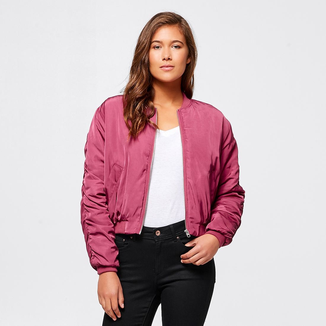 Lily Loves Ruched Sleeve Er Jacket