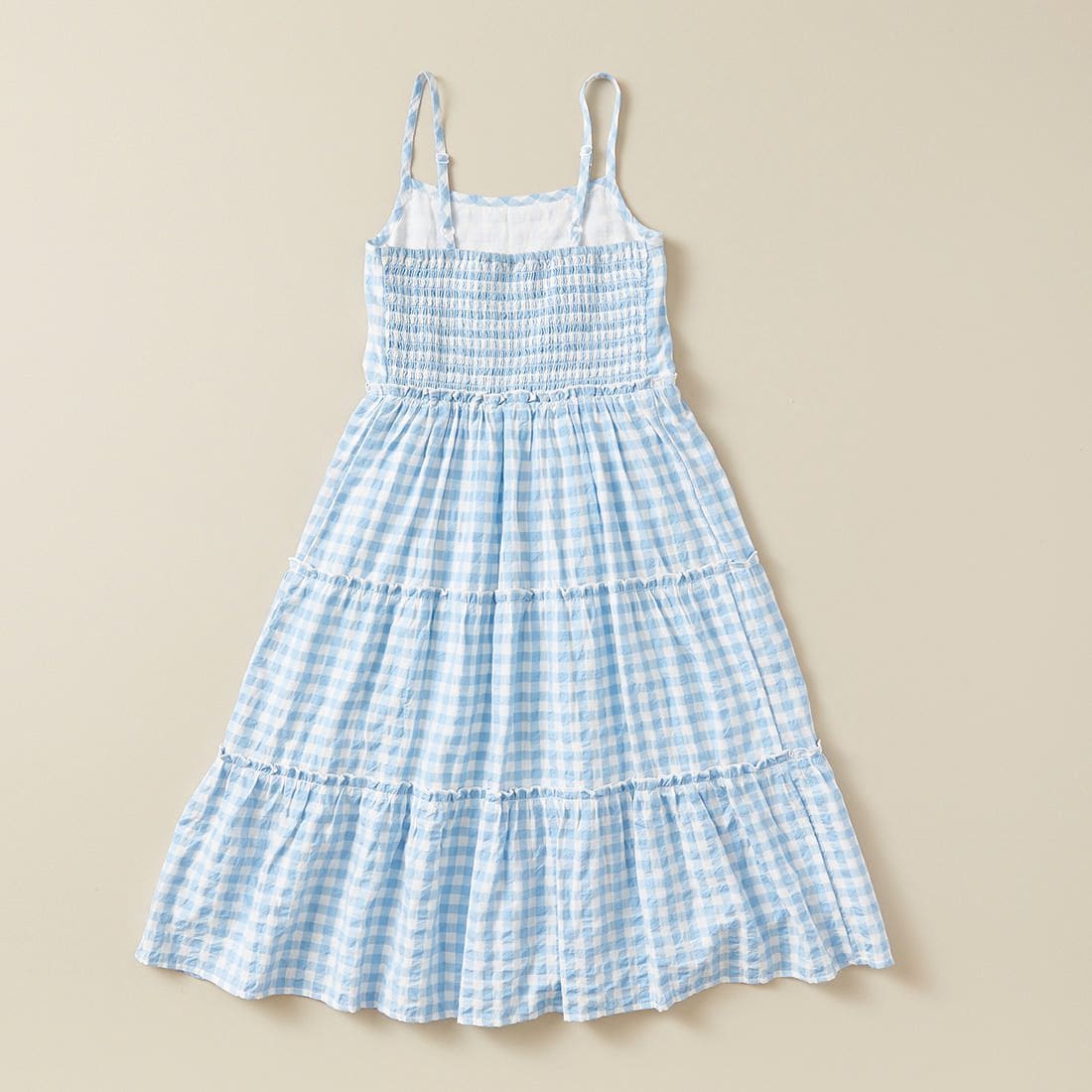 gingham maxi dress