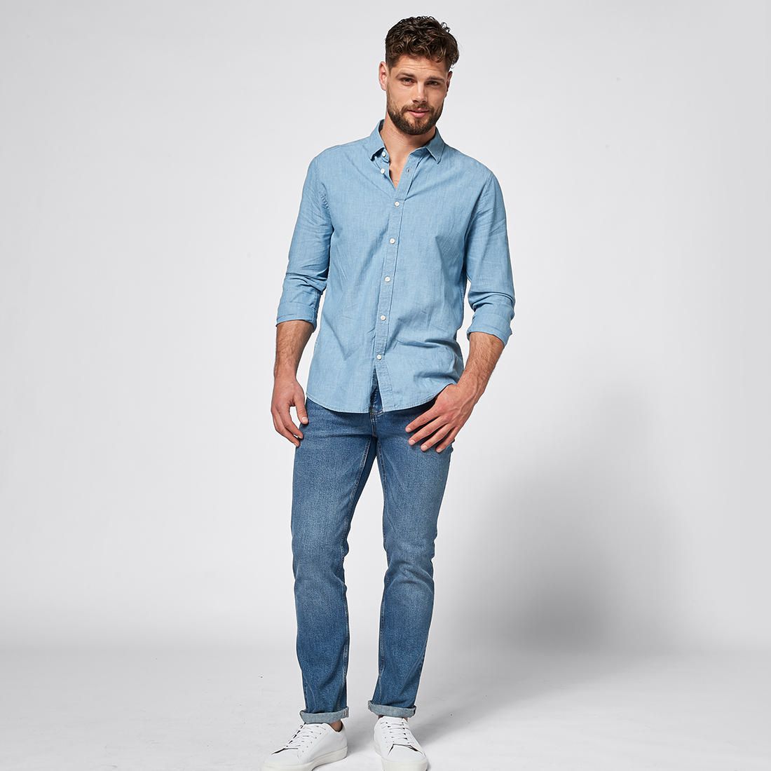 DENIM Shirt - Light Wash | Target Australia
