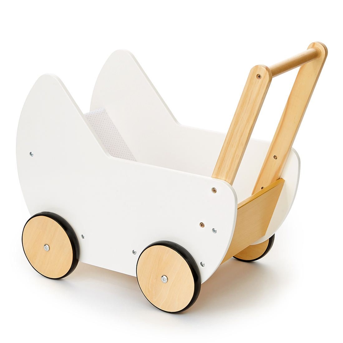 wooden pram toy