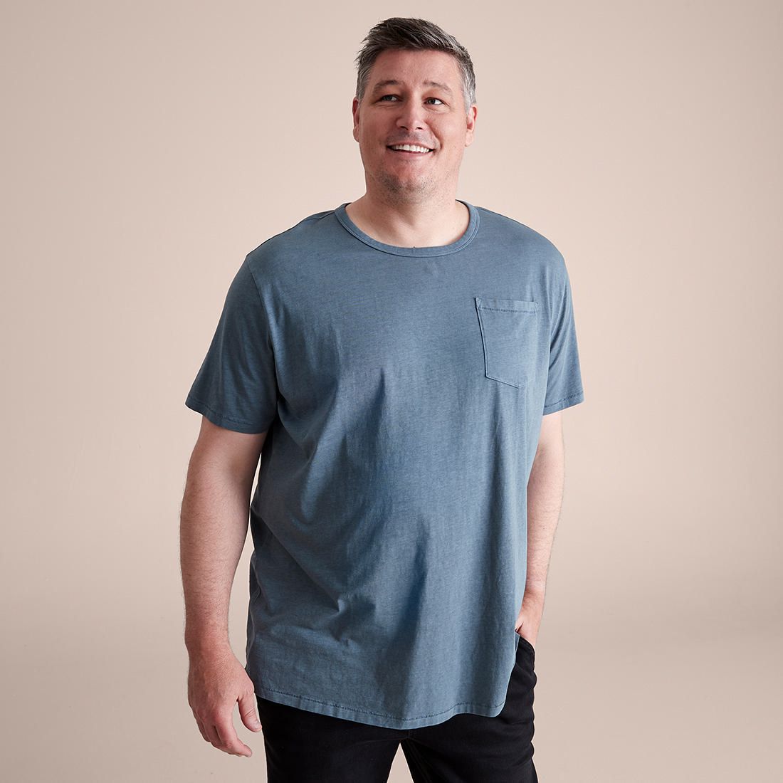 Mr Big Garment Dyed Pocket T-Shirt 