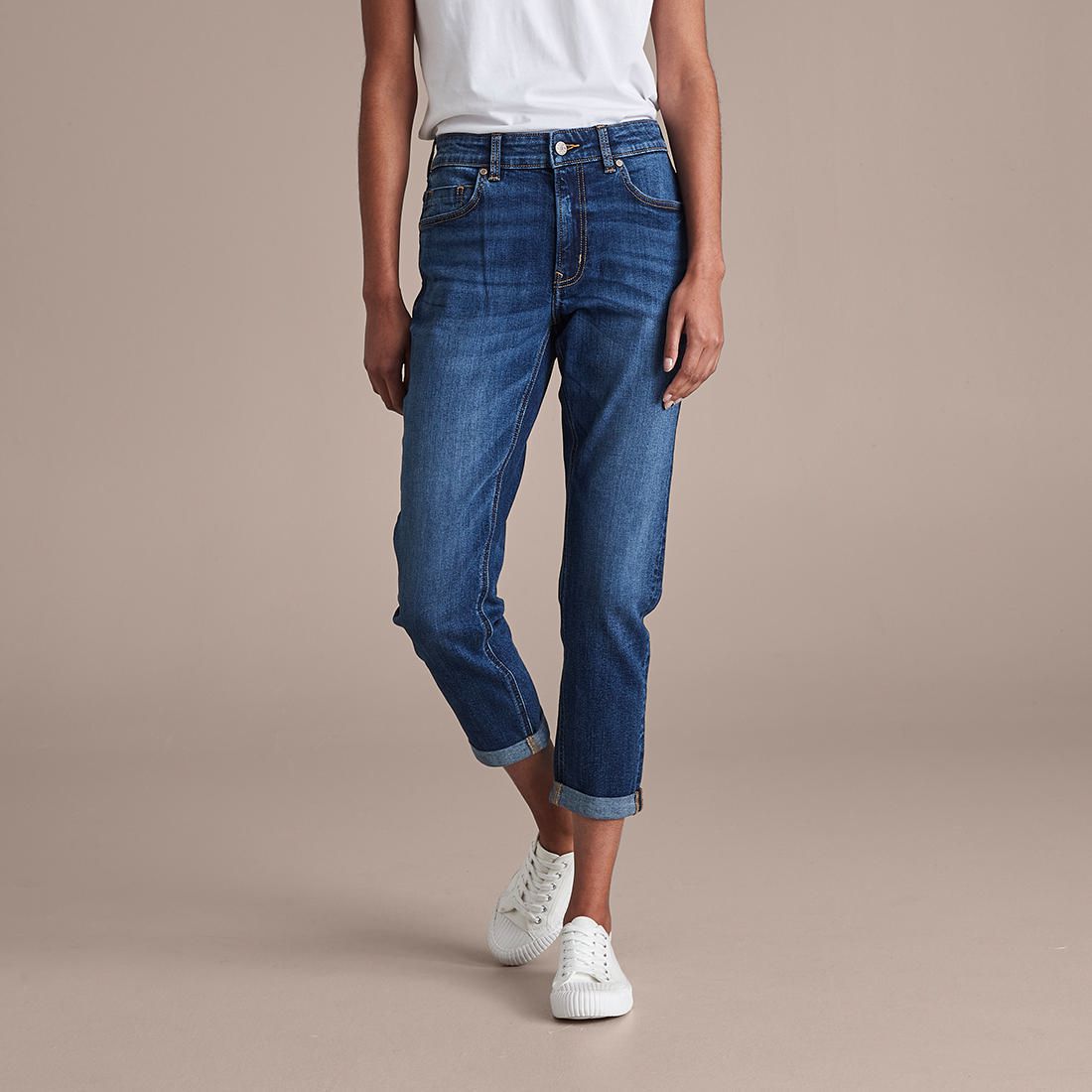 Tash Mid Rise Ankle Length Girlfriend