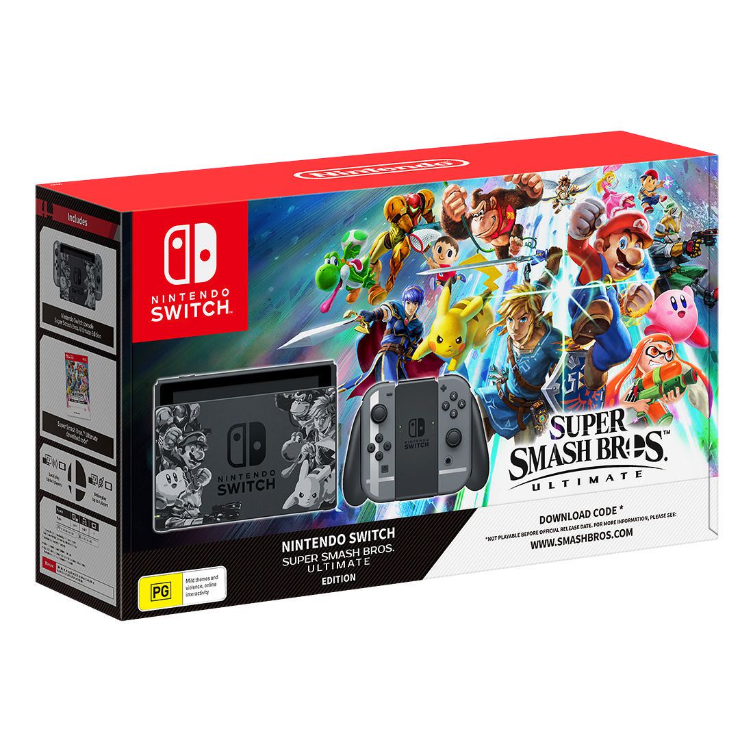 Nintendo Switch - Oled Model: Super Smash Bros Ultimate Bundle : Target