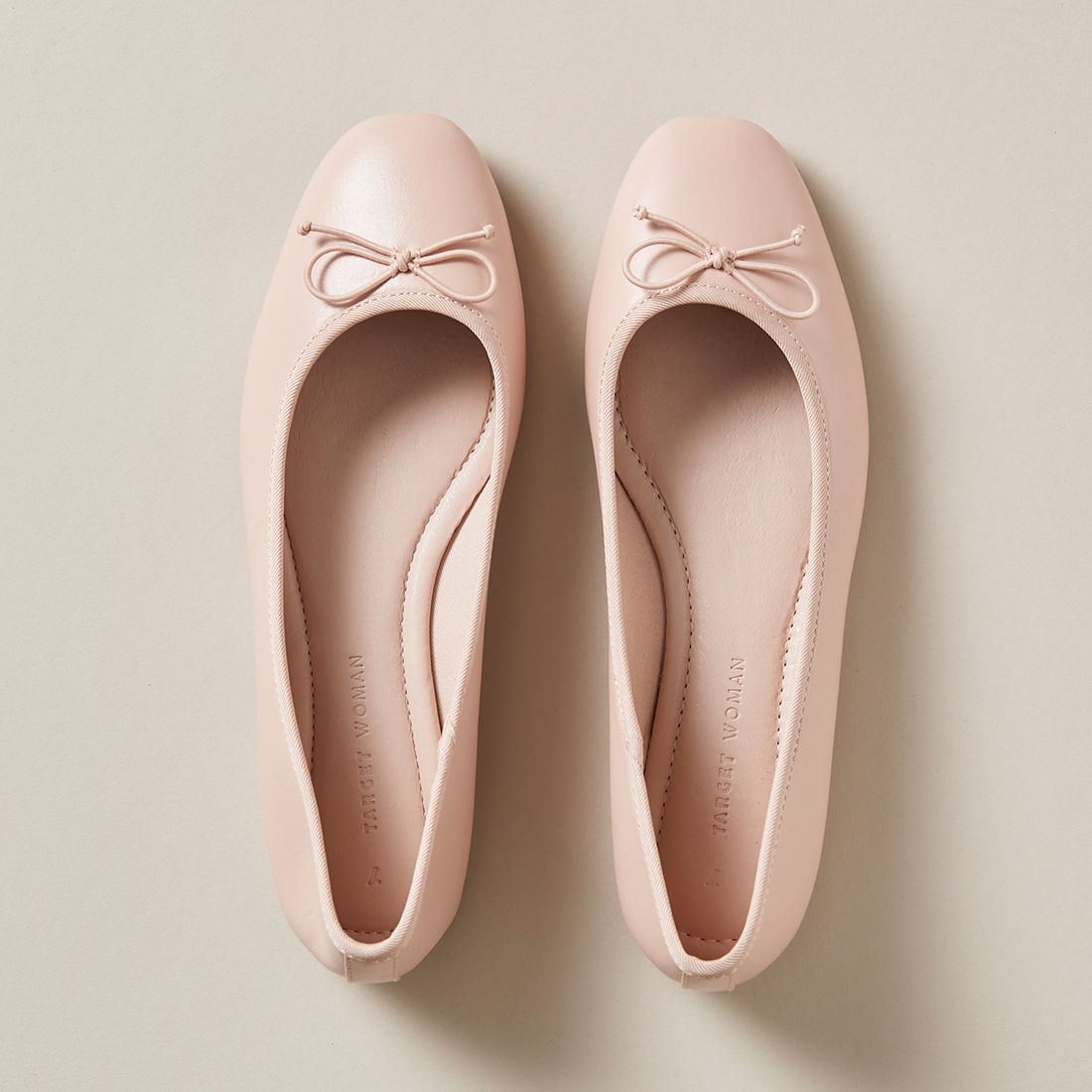blush ballet pumps