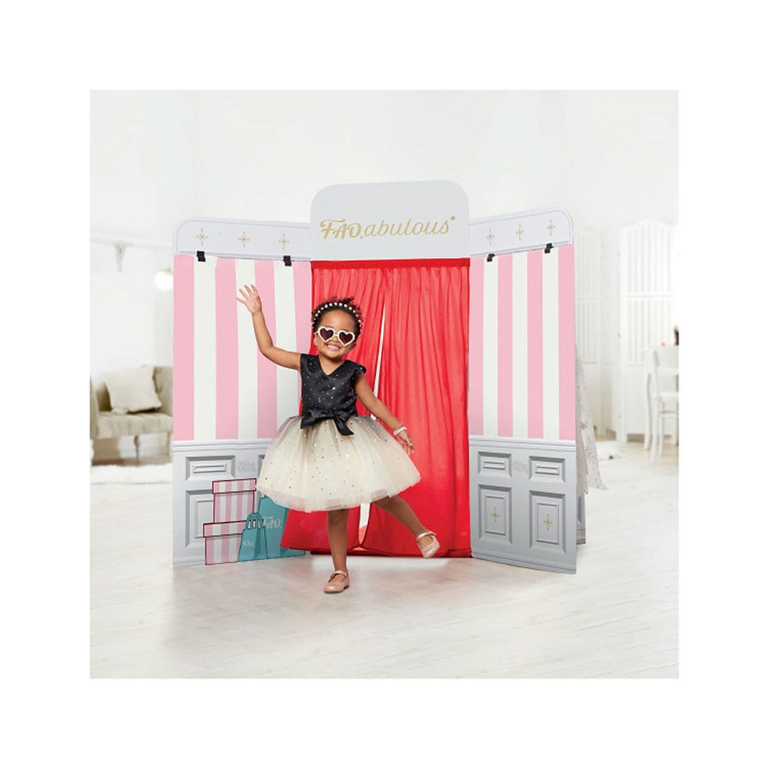 kidsontherunway FAO Schwarz Style Runway 4-Sided Fashion Show Playset | Target Australia