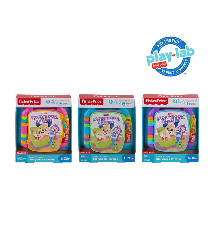Fisher-Price Laugh & Learn Storybook Rhymes Book - Assorted ...