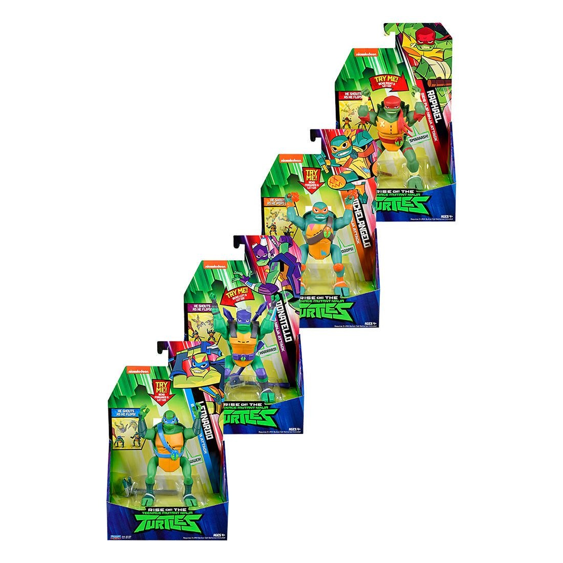 Teenage Mutant Ninja Turtles Deluxe Ninja Attack Figures With