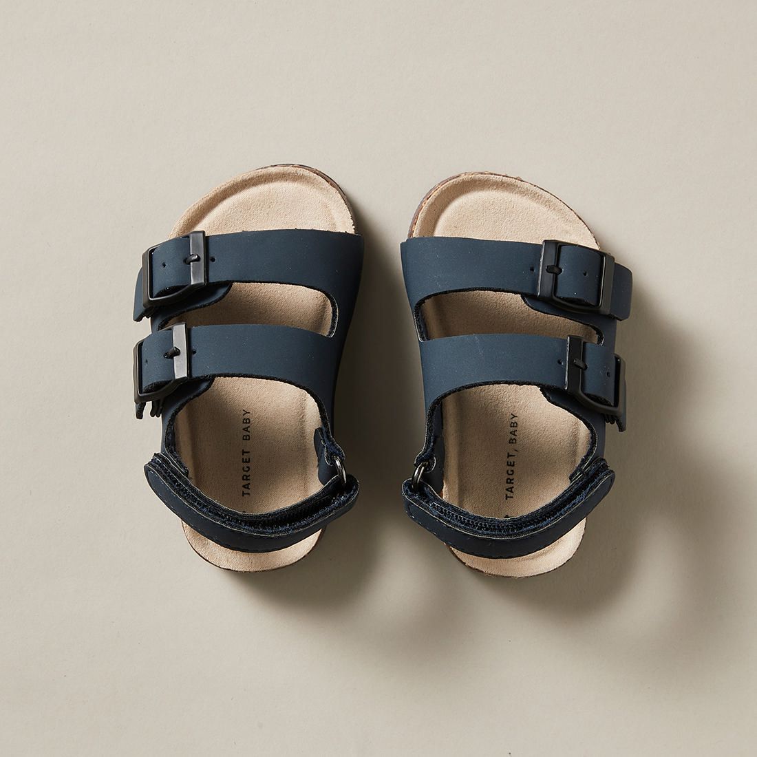 target buckle sandals